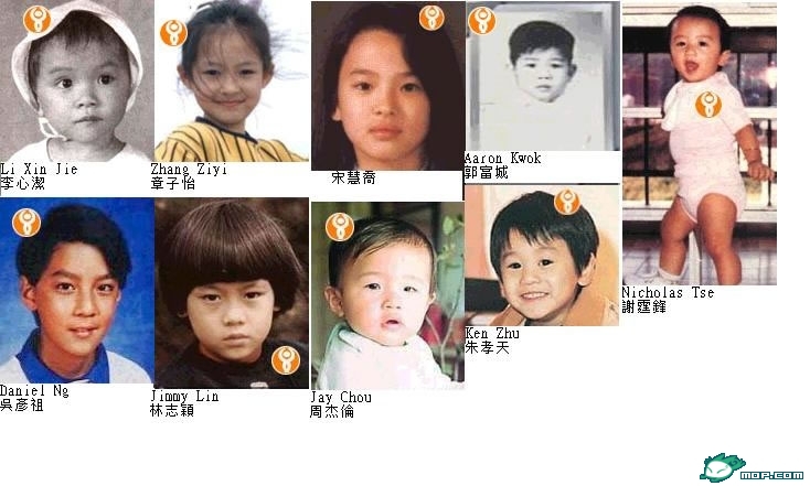 [贴图]部分明星儿时照片
