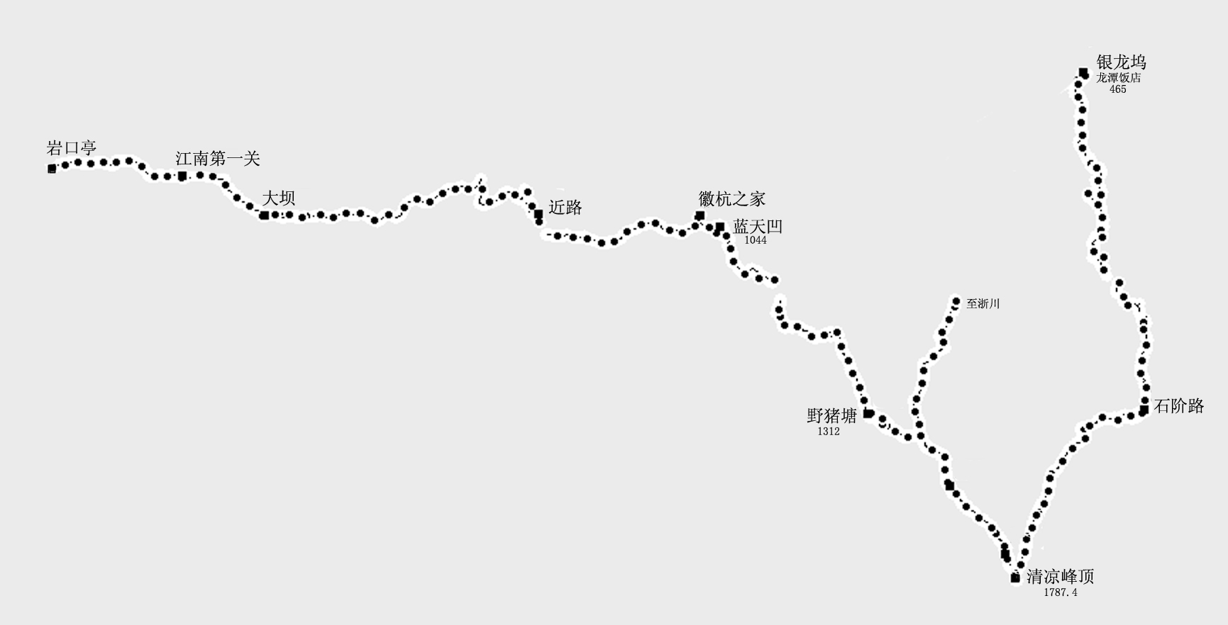 走徽杭古道,登浙西之巅——12月10日至12日活动公告