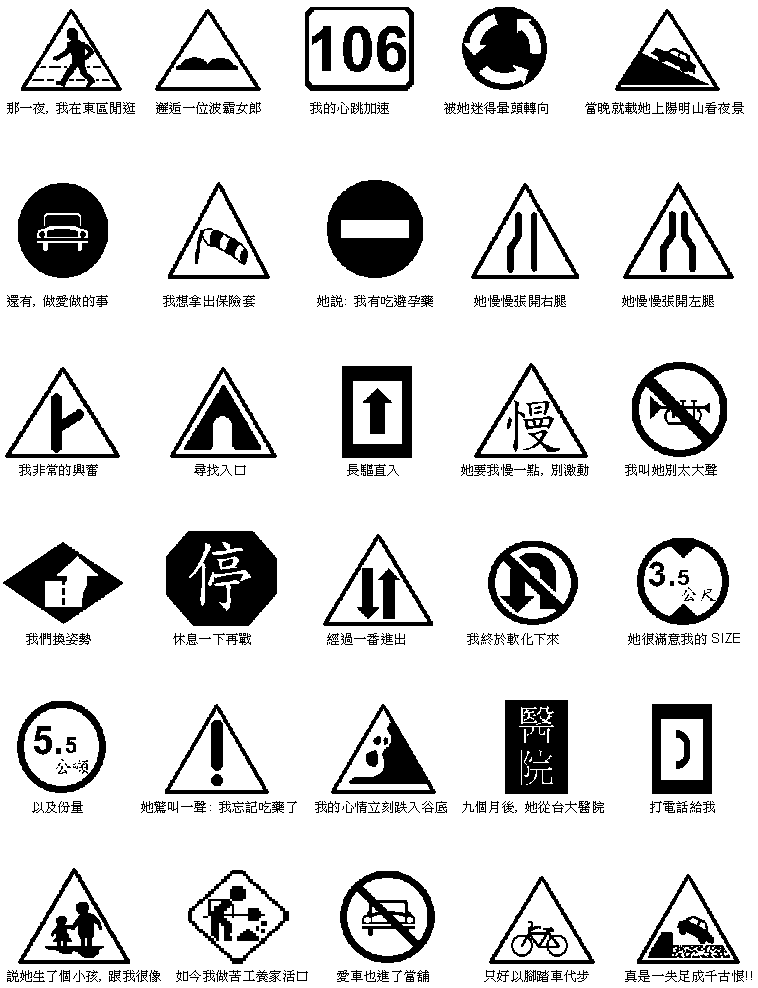 交通告示牌