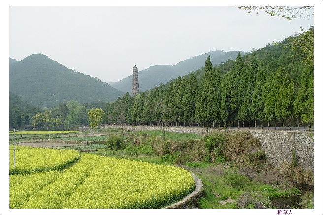 国清寺外