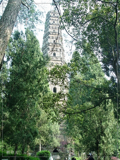 国清寺外