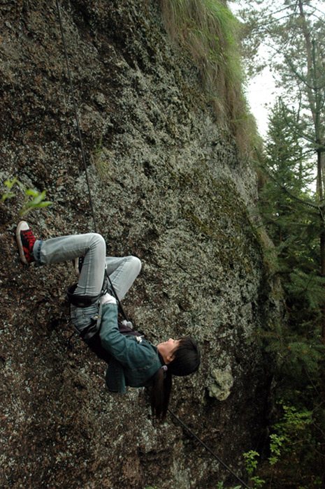 4月18日青山桌岩降照片集