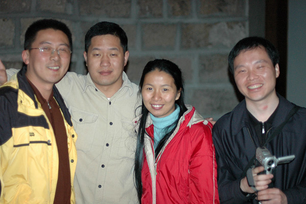 台州汽车俱乐部_天台石梁宾馆之夜_篝火晚会