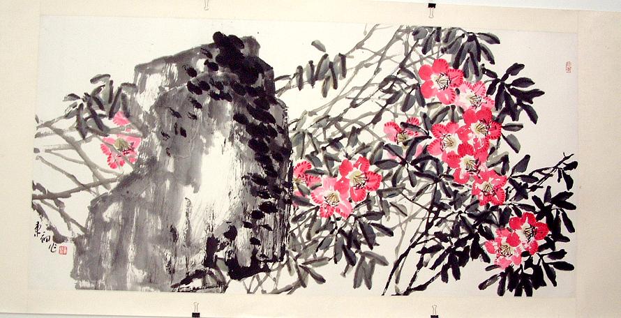 博物馆展出的画