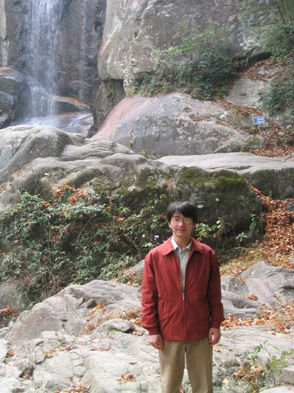 去年来天台石梁FB的一张照片及一张风景照
