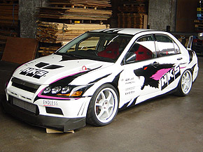 ``````与SUBARU对抗的EVO`````