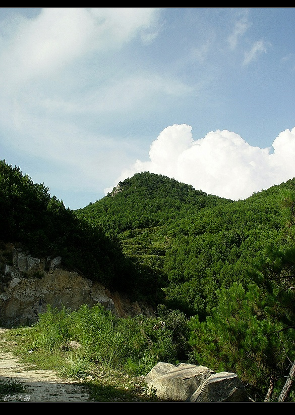 高山、流云