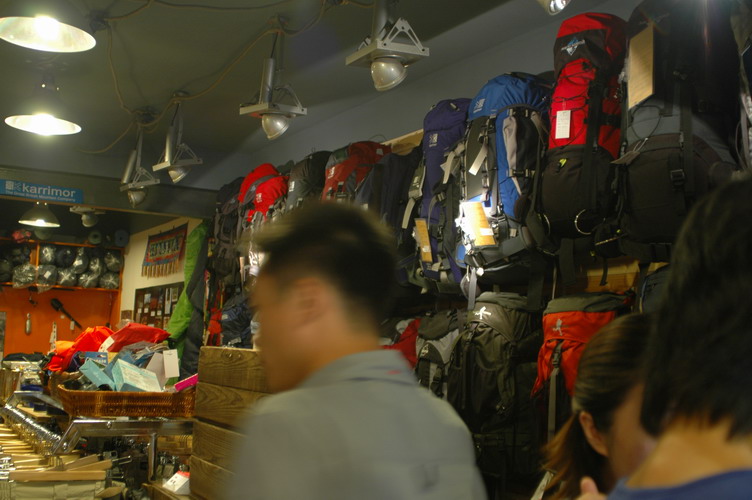 上海户外店感受