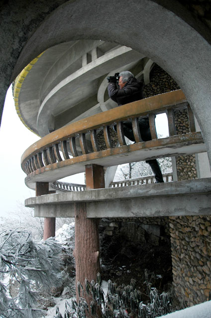 2005年第一场雪华顶摄影采风---《影像天台网》2005.1.13
