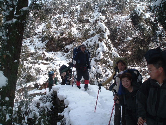 大雷山踏雪--(先睹为快)