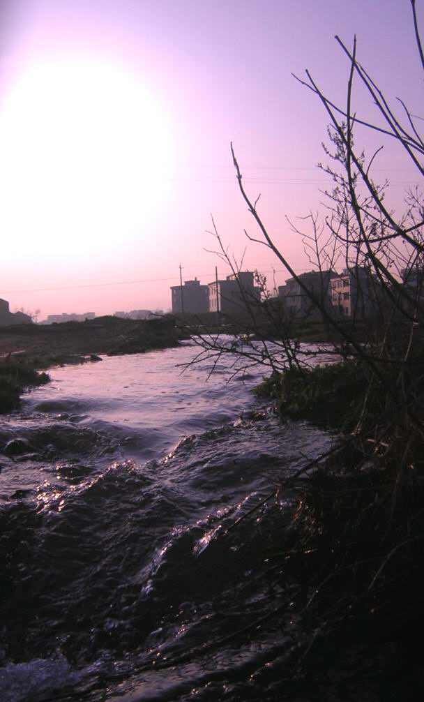 漫步夕阳西下前.(冬日田野)