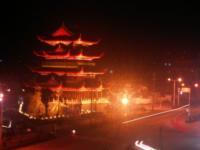 济公故里夜景