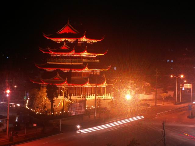 济公故里夜景