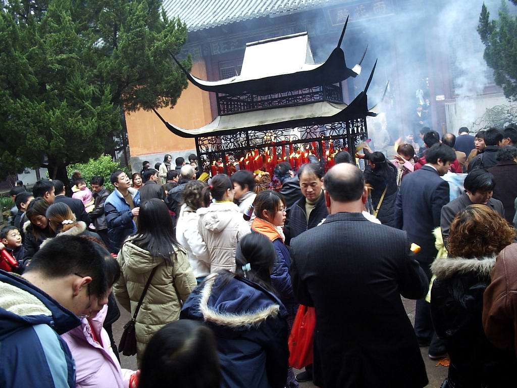 大年初一逛国清