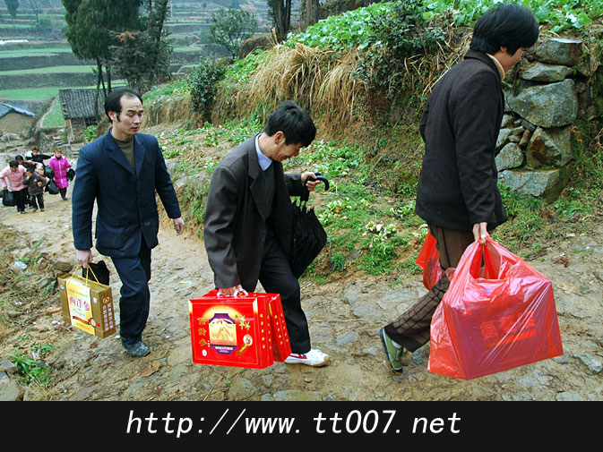 过年天台南山下将大队12张