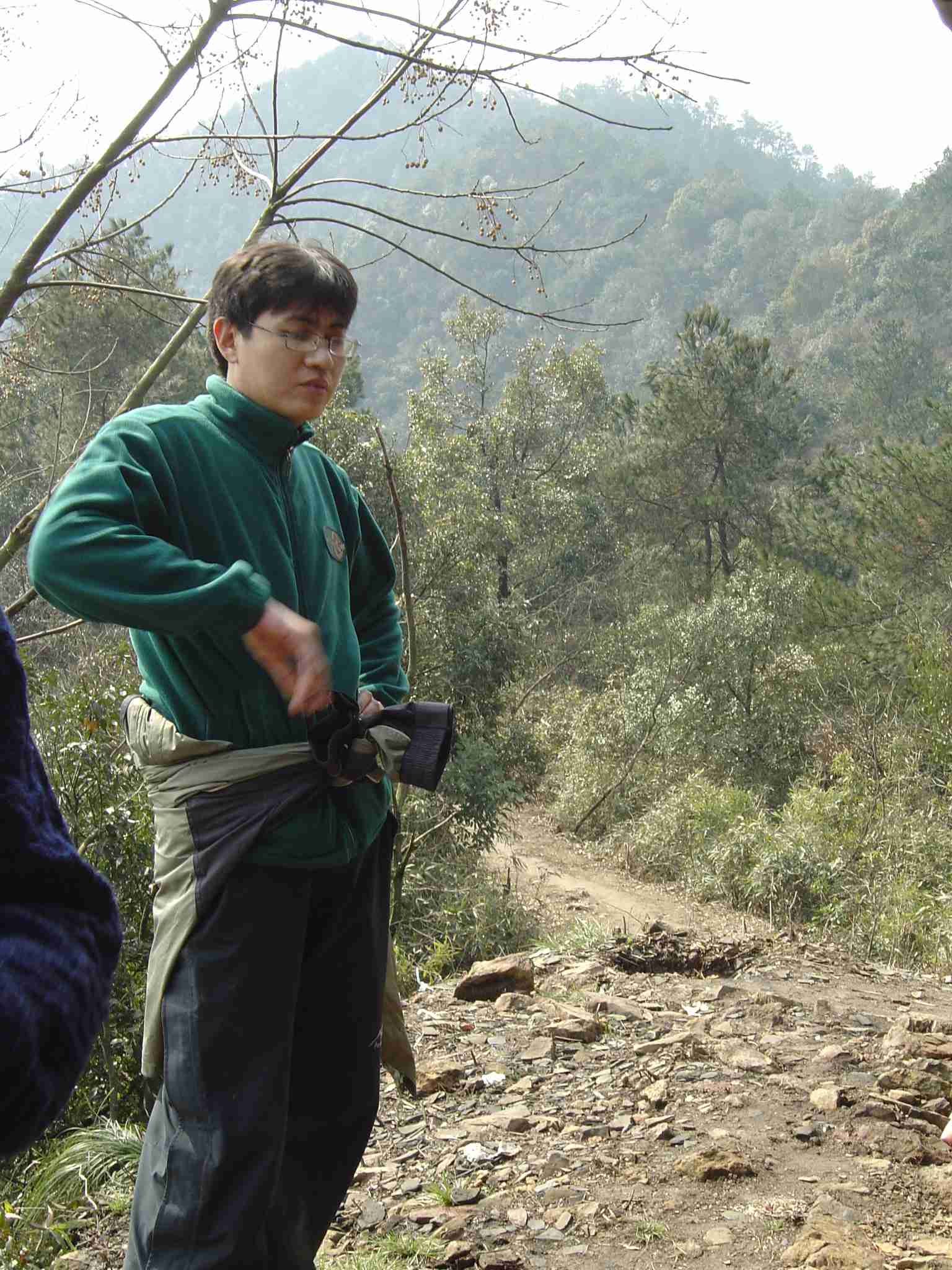 你们走黄岩，我只能走西湖群山了