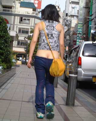 诱惑的低腰裤