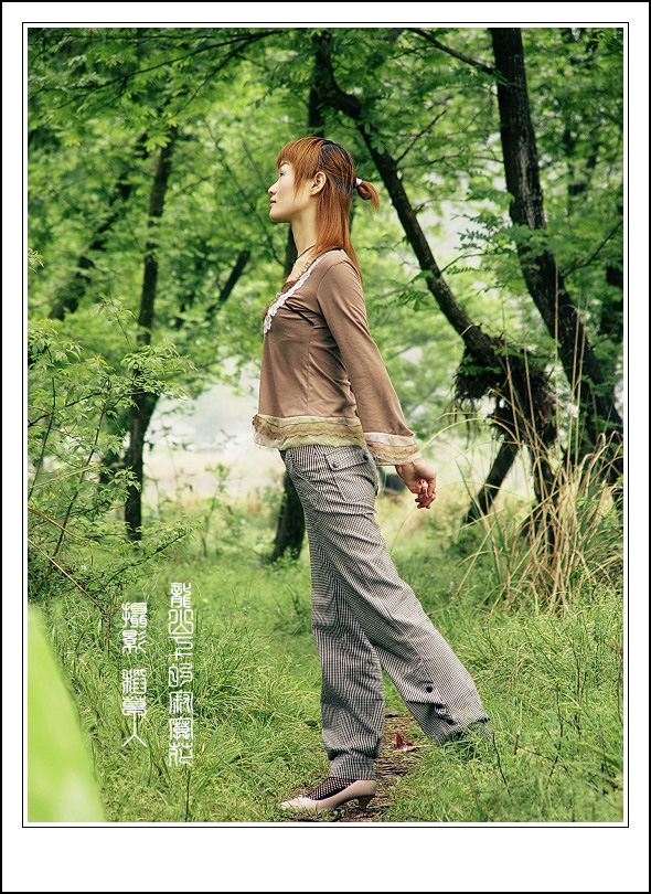 =龙山下寂寞花=4月23日人像外拍作业（一）