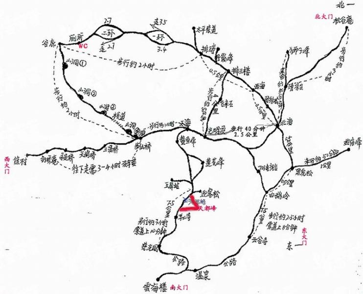 户外徒步路线攻略（请朋友们帮忙添加）户外群3318469