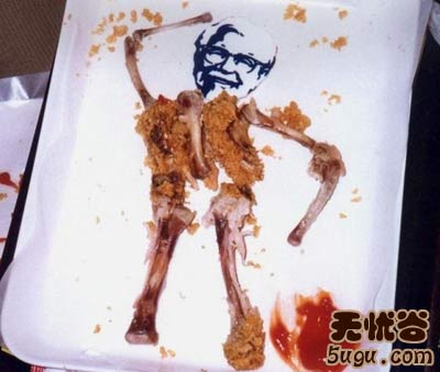 吃肯德基的下场