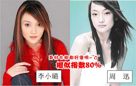 娱乐圈里的"双胞胎"