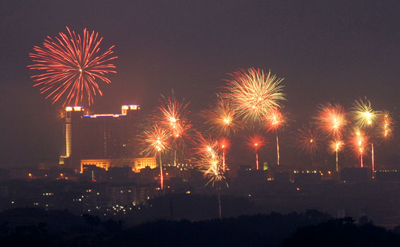 2007正月初一烟花