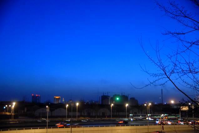 天津解放桥夜景