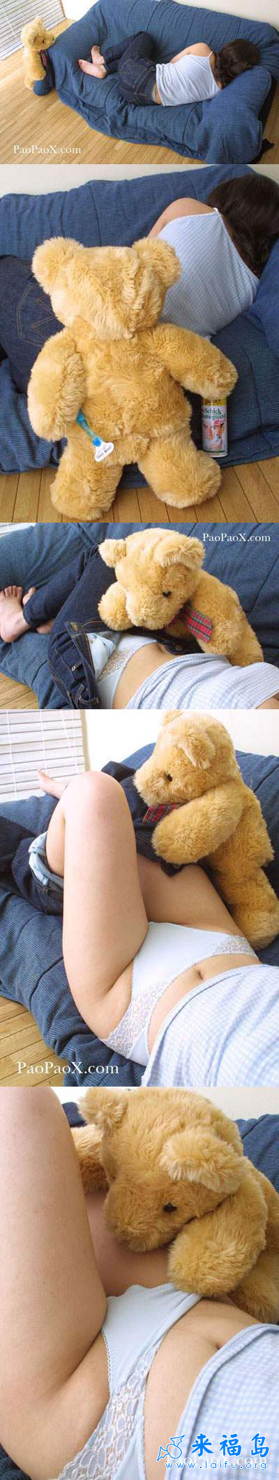 色色小熊帮美女脱衣过程