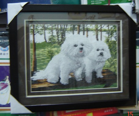 再给大家秀秀几幅成品十字绣~~呵呵