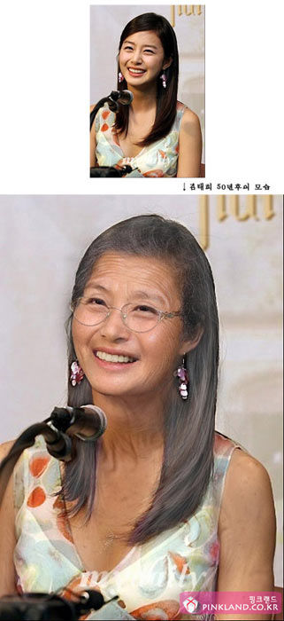 当红明星50年以后的衰老模样