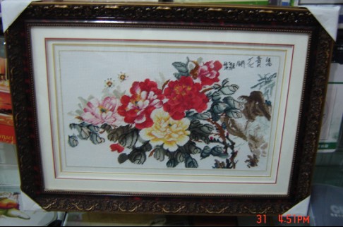哈,好久没来了,来此展示下纯手工的艺术品