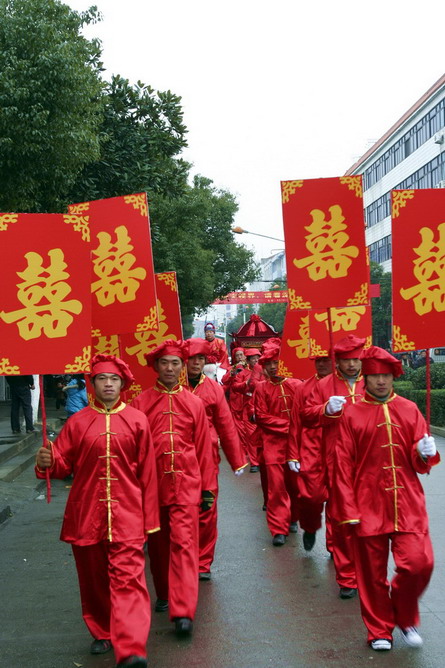 天台第一家仿古婚礼记实