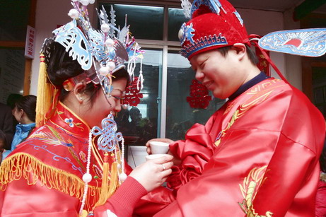 天台第一家仿古婚礼记实之五