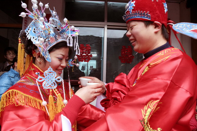 天台第一家仿古婚礼记实之三