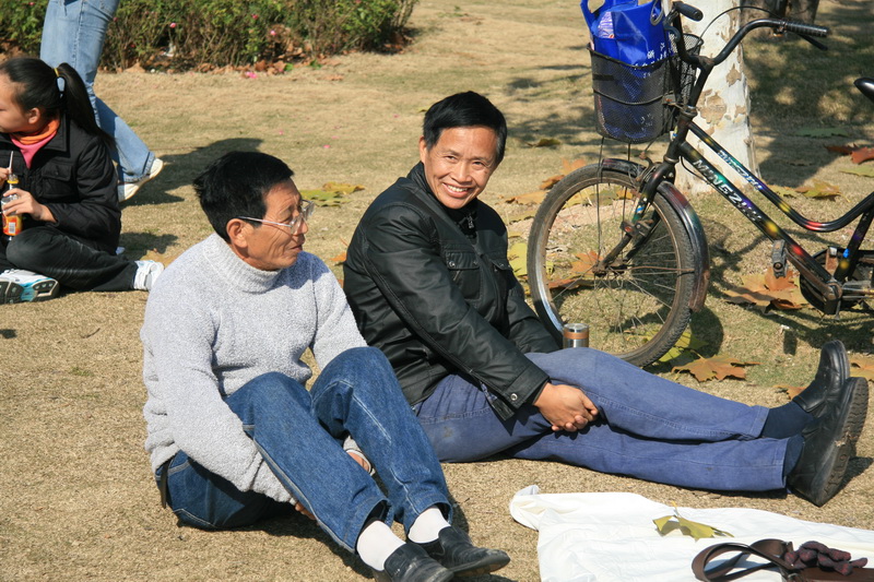 回归林活动的天台之窗戏迷们