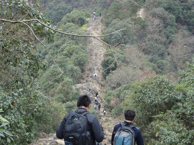 [天台驴友俱乐部]活动之------浙东大峡谷顺利归来!