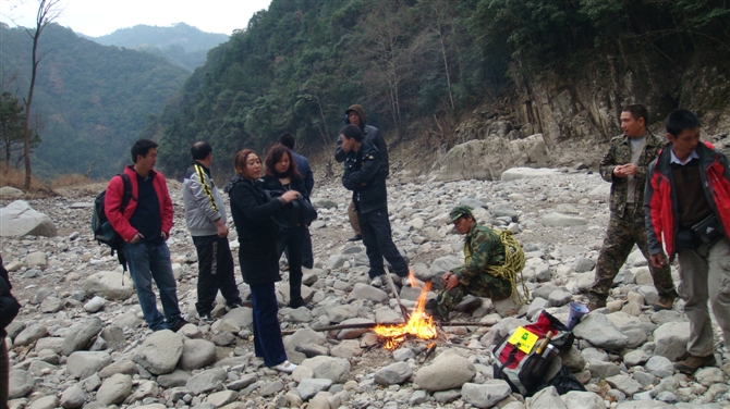 [天台驴友俱乐部]活动之------浙东大峡谷顺利归来!