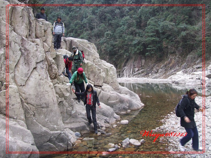 [天台驴友俱乐部]活动之------浙东大峡谷顺利归来!