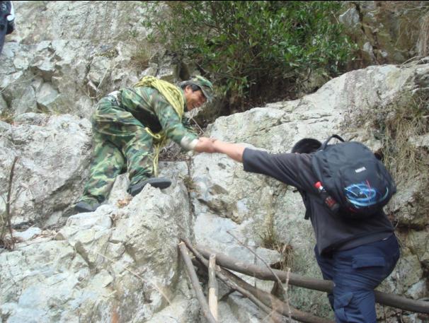 [天台驴友俱乐部]活动之------浙东大峡谷顺利归来!
