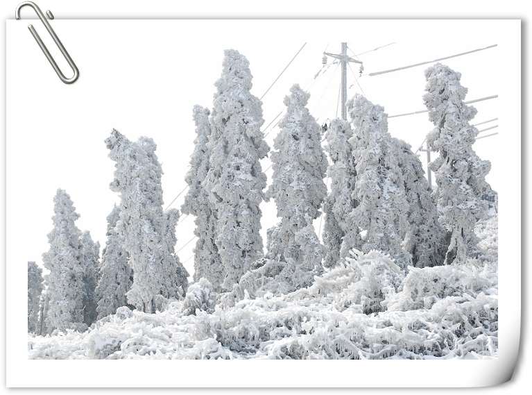 ［天台山雪景］原创