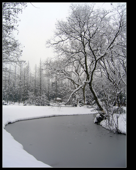 天堂中的雪景