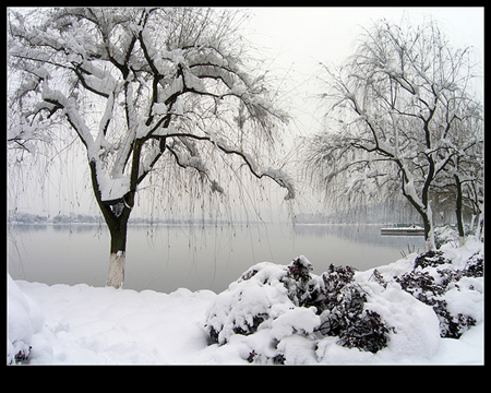 天堂中的雪景