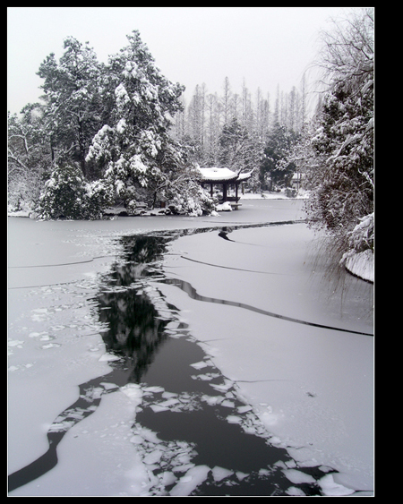 天堂中的雪景