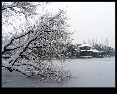 天堂中的雪景