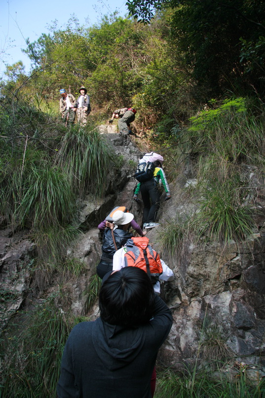 天台驴友俱乐部一周年重走九龙潭