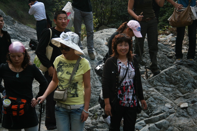 天台驴友俱乐部一周年重走九龙潭