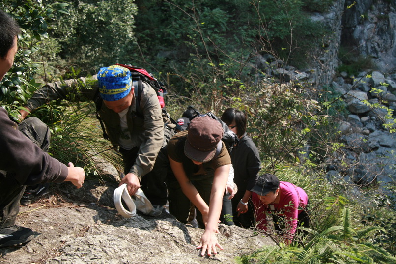 天台驴友俱乐部一周年重走九龙潭