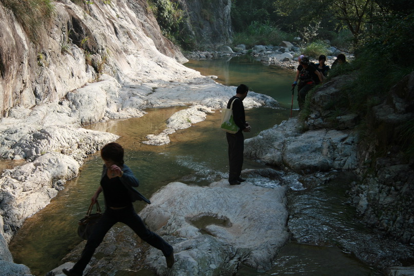 天台驴友俱乐部一周年重走九龙潭