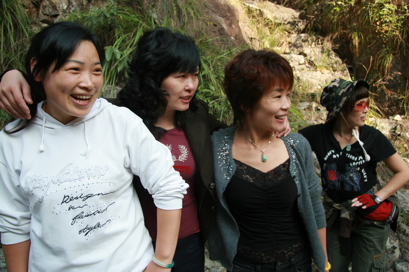 天台驴友俱乐部一周年重走九龙潭