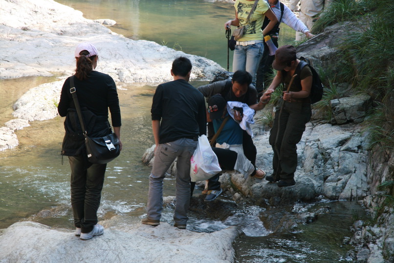 天台驴友俱乐部一周年重走九龙潭